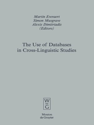 cover image of The Use of Databases in Cross-Linguistic Studies
